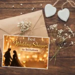 Wedding Shayari for Invitations