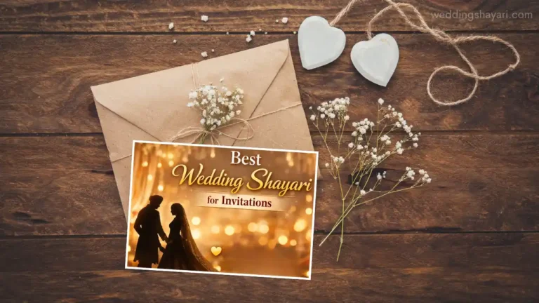 Wedding Shayari for Invitations